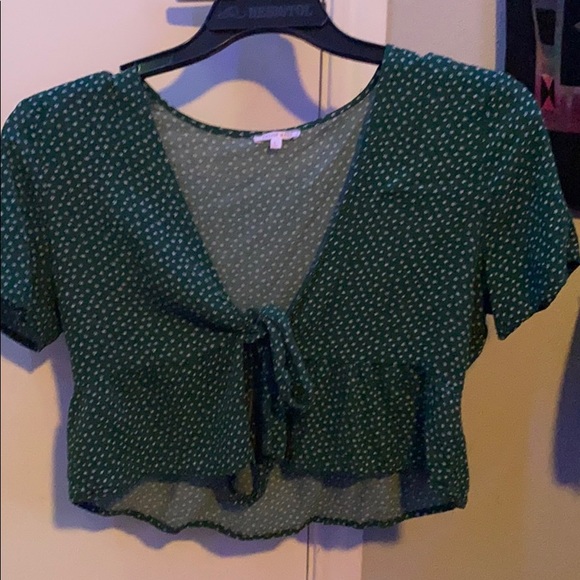 lottie moss tie front top - Picture 3 of 4